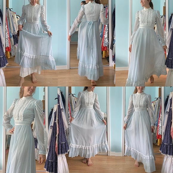 SOLD Gunne Sax Southern Belle Gown - Picture 5 of 8